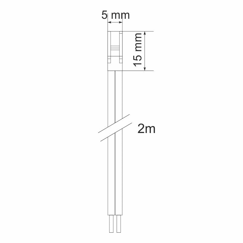 2 m Kabel mit MINI-Stecker