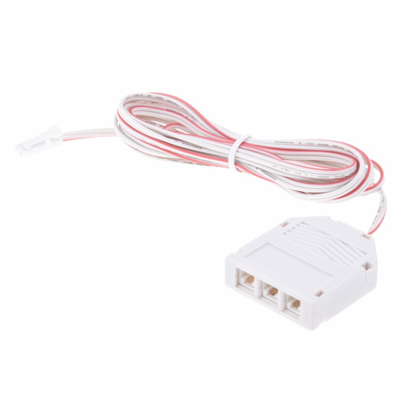 3-Fach Verteiler mit MINI-Stecker weiß