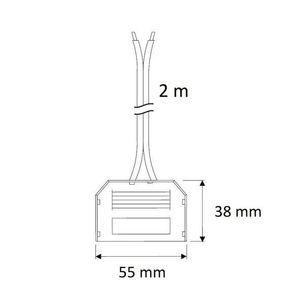 6-Fach Verteiler MINI in weiß