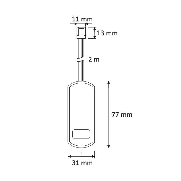9-Fach RGB Verteiler mit MINI RGB-Stecker