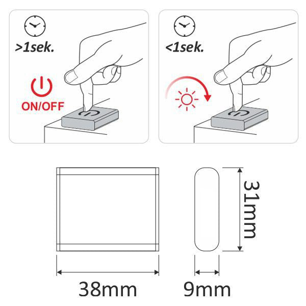Berührungsschalter TOUCH mit Dimmer