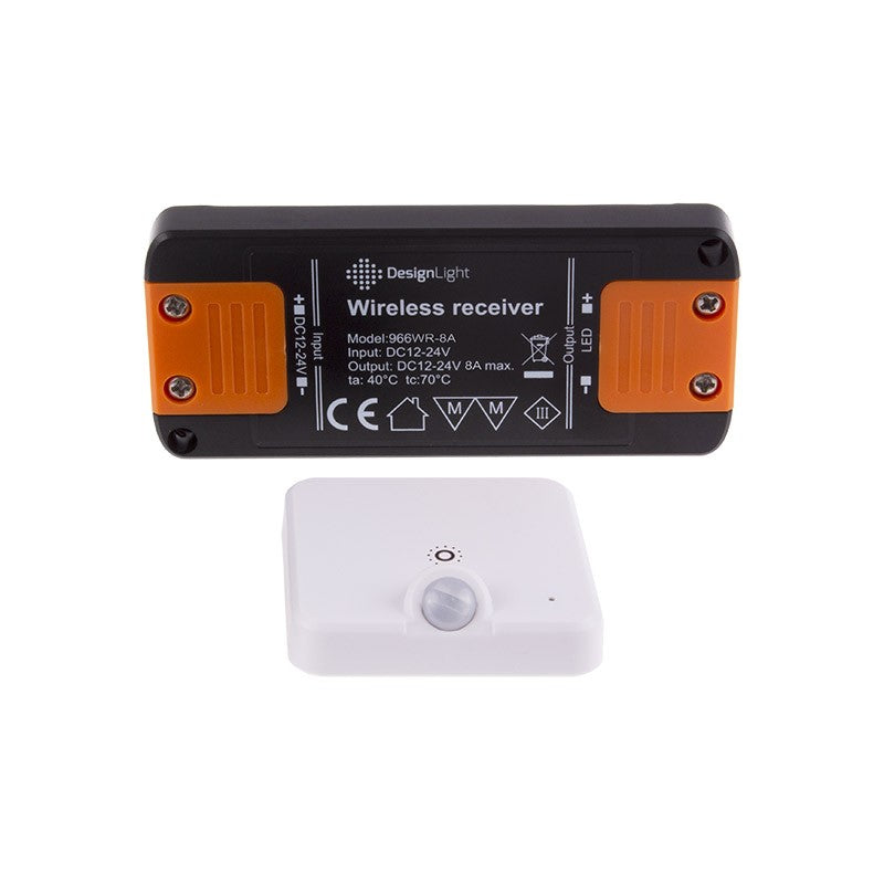 DELI 2 - drahtloses PIR-Set für Kleiderschränke mit Dimmfunktion