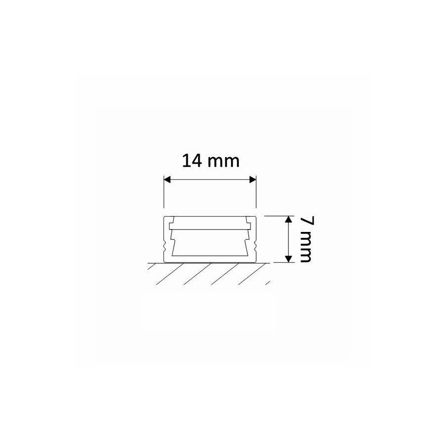 Endkappe für das Profil LINE MINI