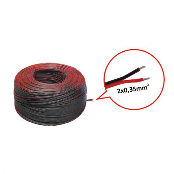 Kabel 100 m Rolle 2 x 0,35 mm