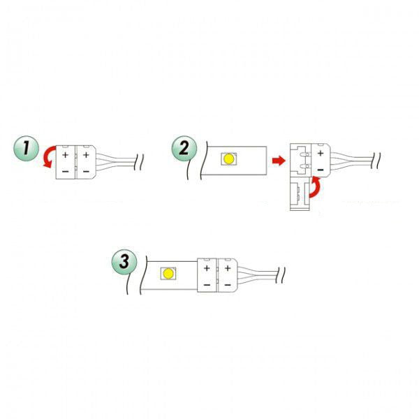Kabel für LED-Strips LED 8mm