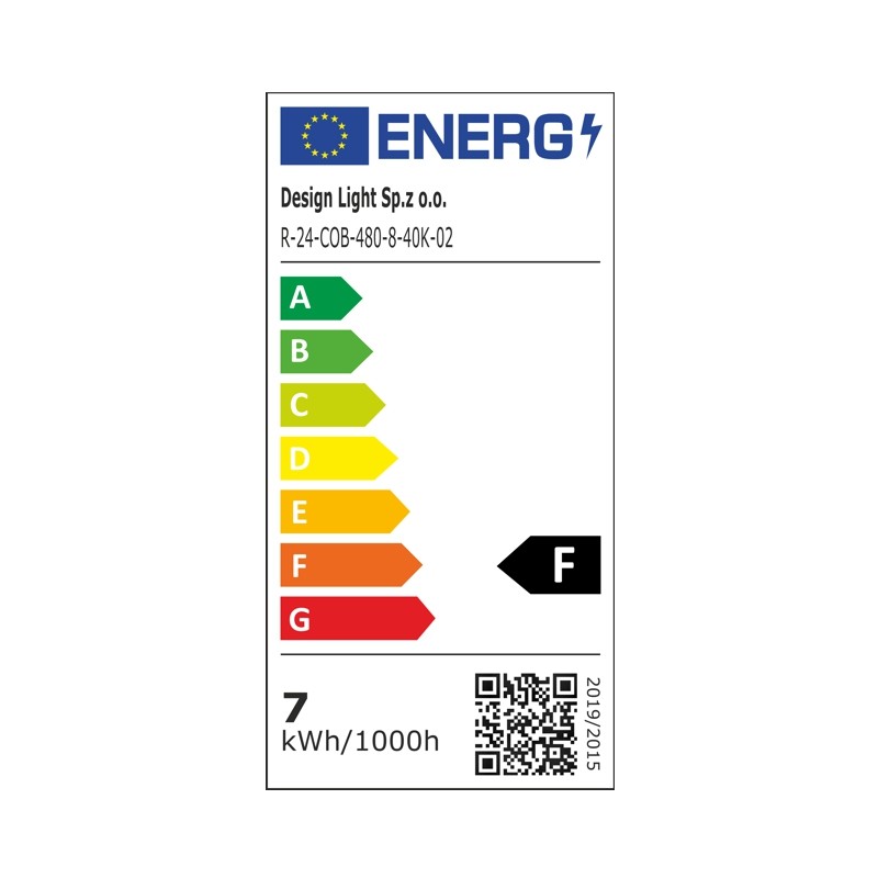 LED COB STRIP 24V 480 LED/m IP20 12,8W/m