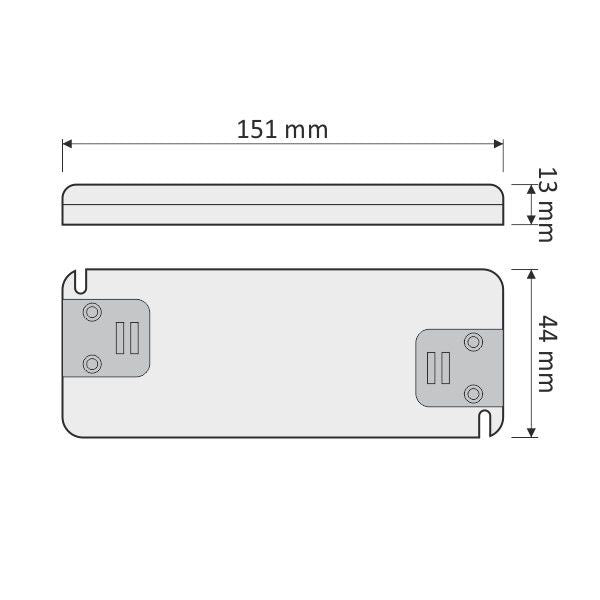 LED-Netzteil FLAT 12V DC 15W