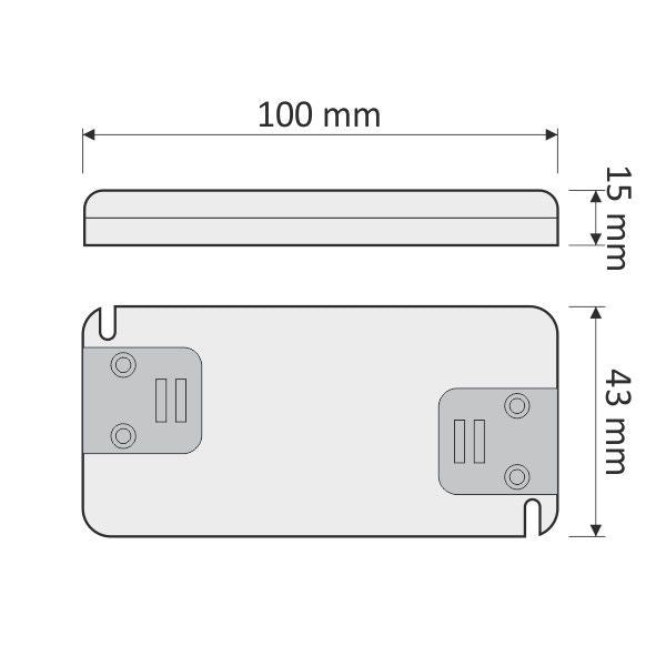 LED-Netzteil FLAT 12V DC 6W