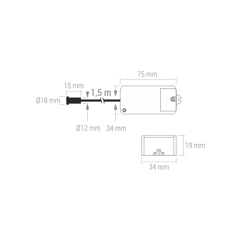 Näherungsschalter IR K1 500W 220-240V