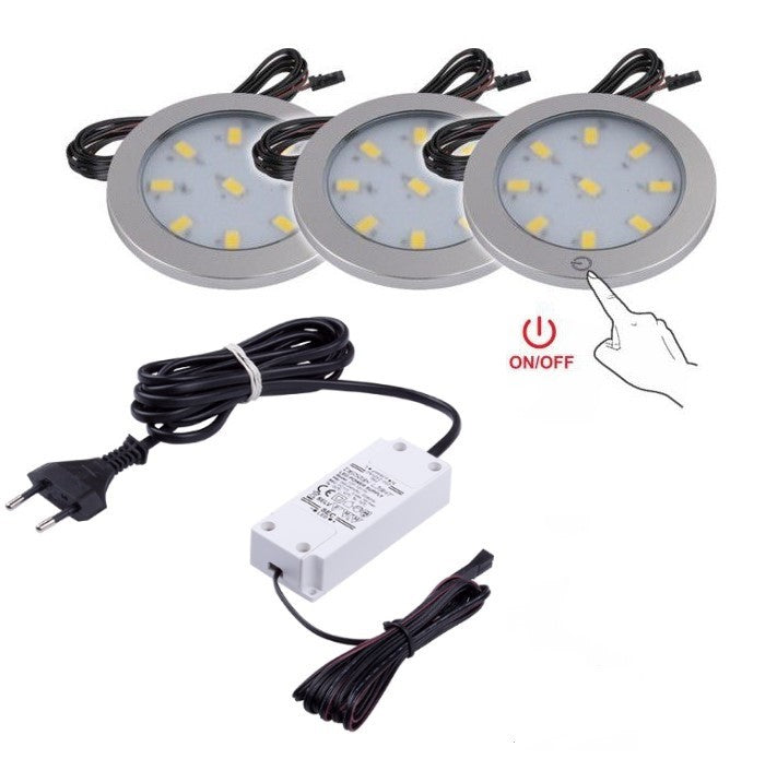 ORBIT XL MASTER LED-Aufbauleuchte 3er SET