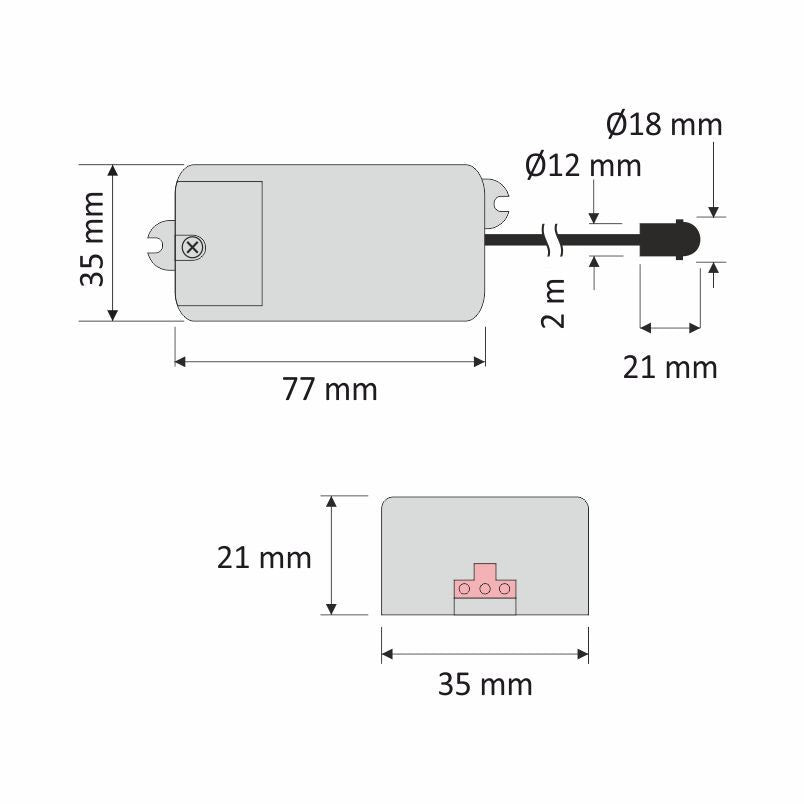 PIR-Schalter GD500 mit Bewegungsmelder
