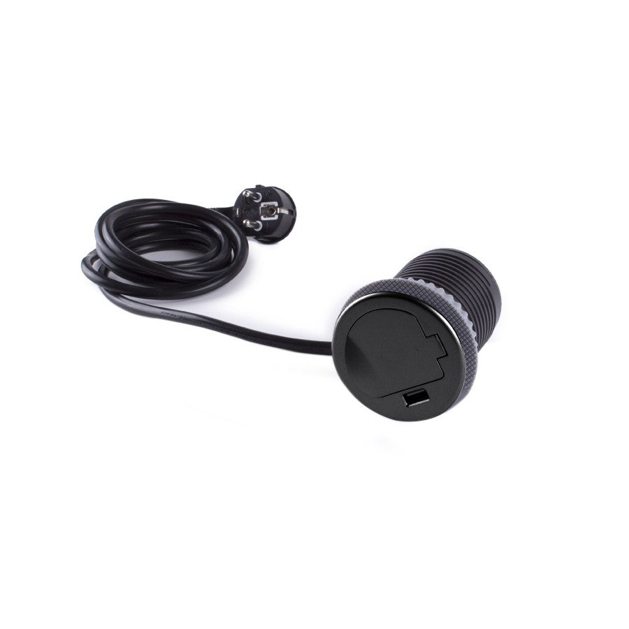 SINGLE BOX Einbausteckdose mit USB (SCHUKO)