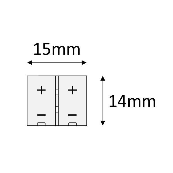 Verbinder für LED-Strips 10mm