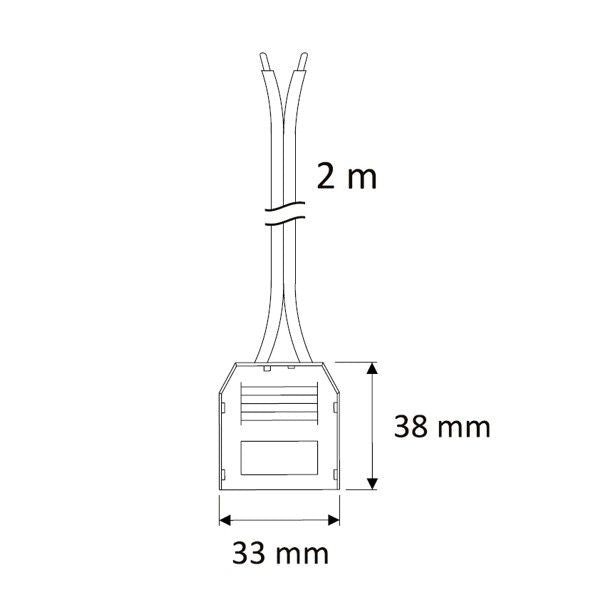 3-Fach Verteiler MINI weiß