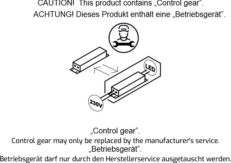 AMBER LED Badleuchte-Spiegelleuchte GOLD 4,5W