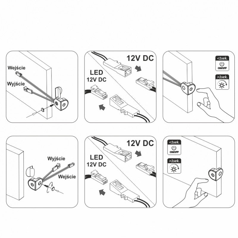 Berührungsschalter LT36 mit Dimmer