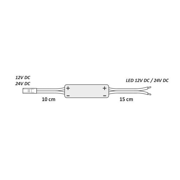 Controller/Dimmer für MONO LED 72W/144W mit Fernbedienung