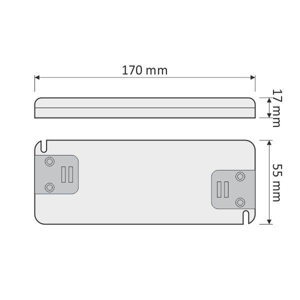 LED-Netzteil FLAT 12V DC 30W