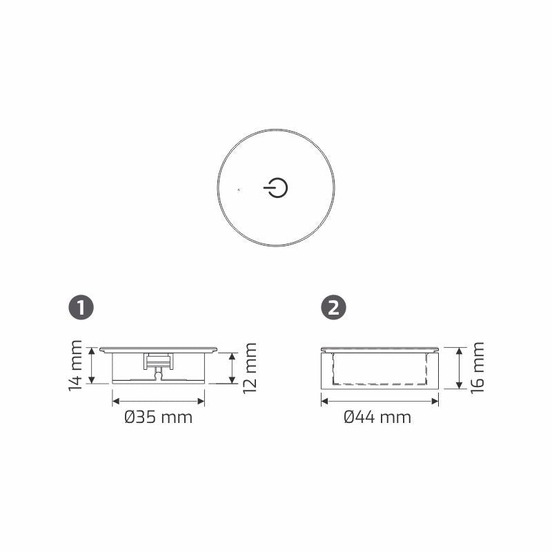 OLI Set - RF Controller mit Schalter und Dimmer