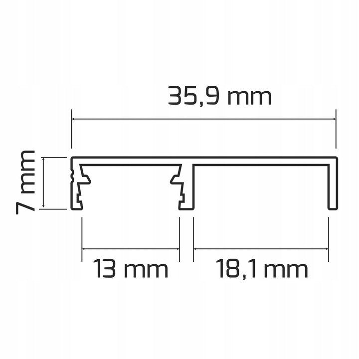 copy of Profil aluminiowy  FLOOR LINE 2 m