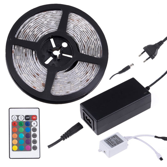 RGB STRIP 30 LED/m IP45 6W/m - SET IR