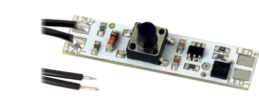 Tastschalter MS60 mit 2m Kabel für LED-Profile