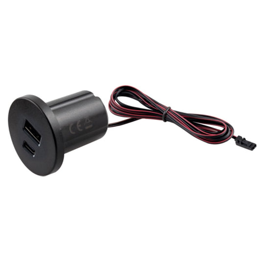 USB Ladegerät 12V DC zum Einbau in Möbelplatten
